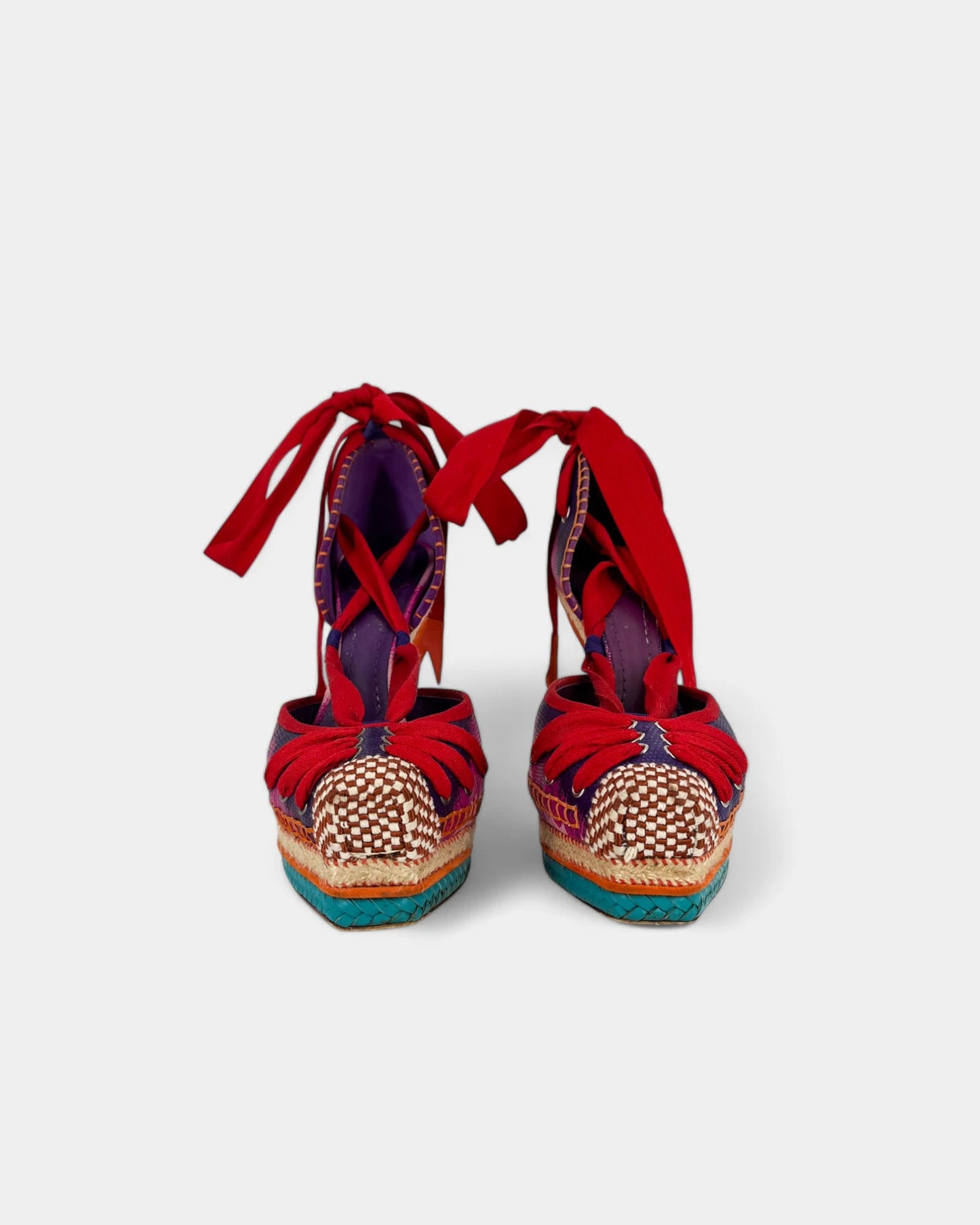 Multicolored platform pumps - 40 EU / 9 US