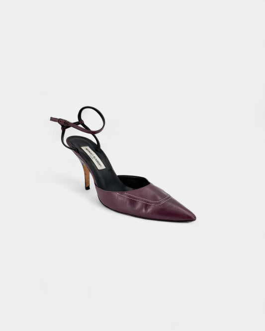 Slingbacks bordeaux - 41 EU / 10 US