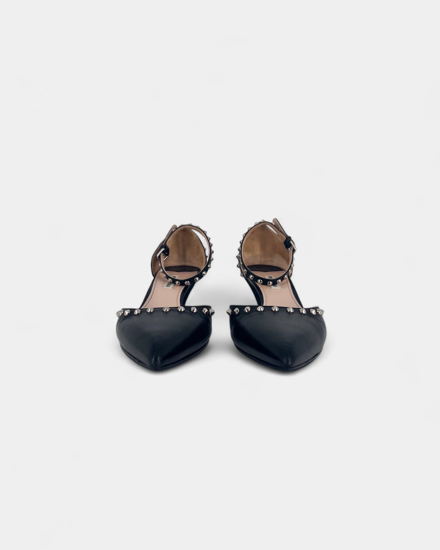 Escarpins noirs à clous - 39.5 EU / 8.5 US