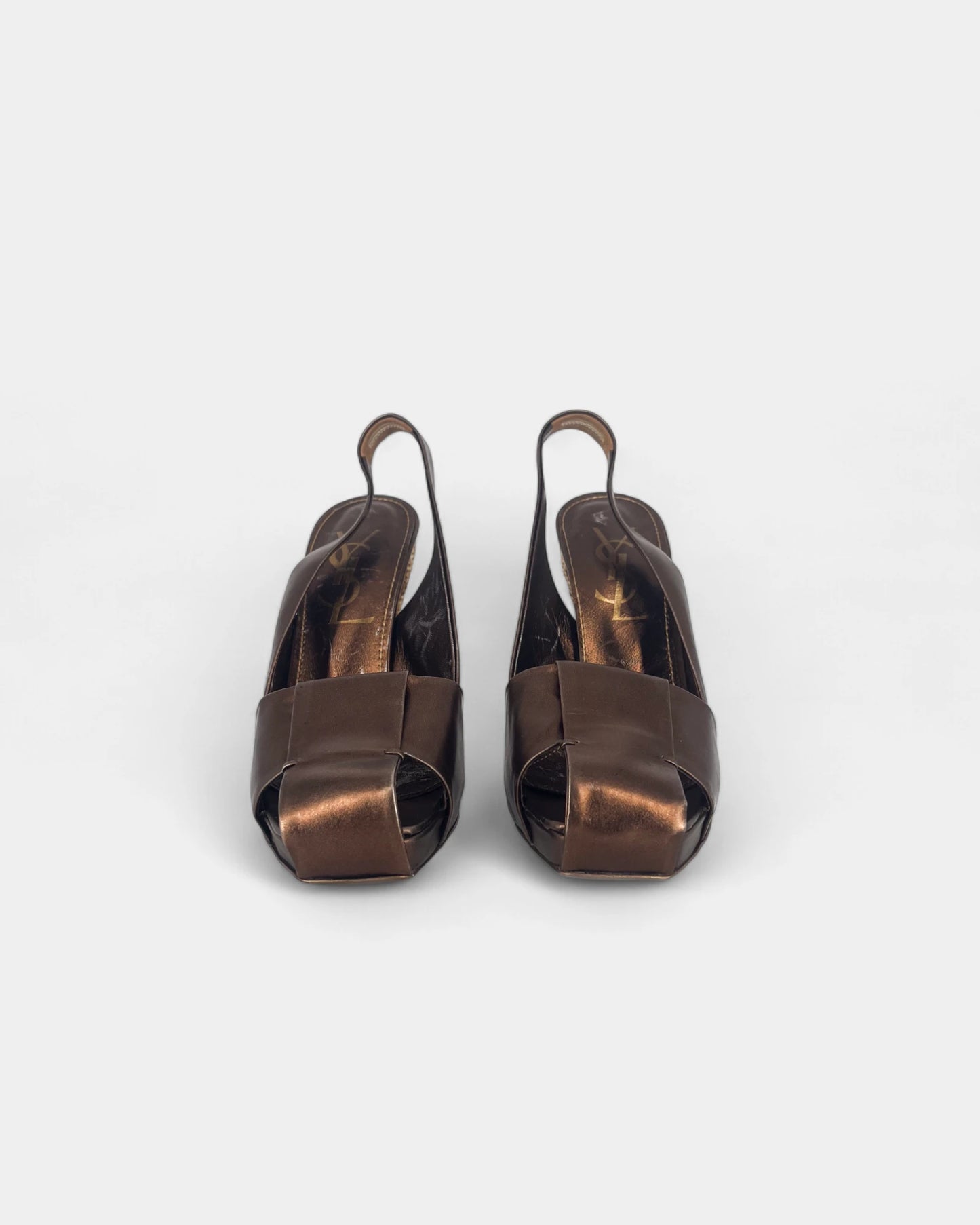 Slingbacks bronzes - 38 EU / 7 US