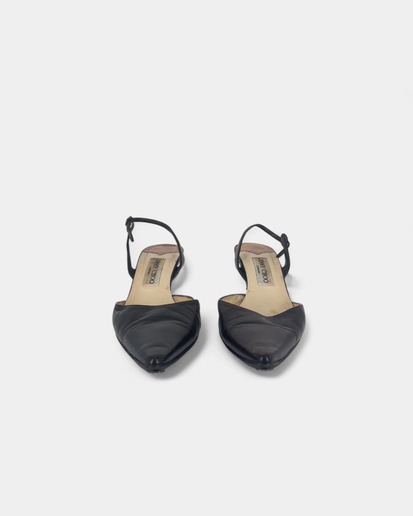 Brown slingbacks - 40 EU / 9 US