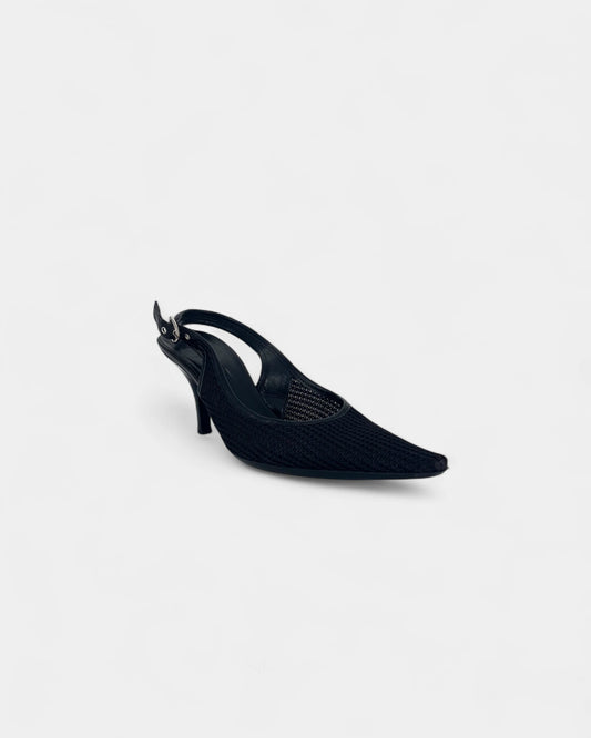 Black Slingbacks - 38.5 EU / 7.5 US