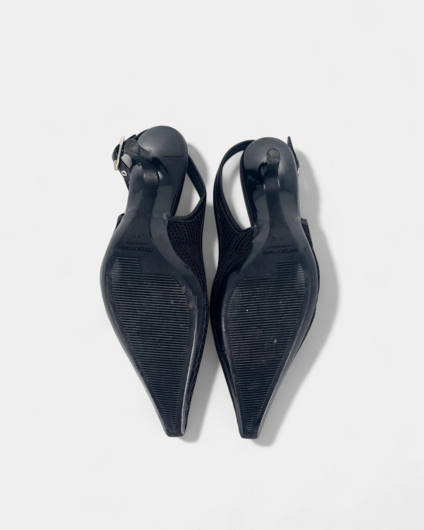 Slingbacks noires - 38.5 EU / 7.5 US