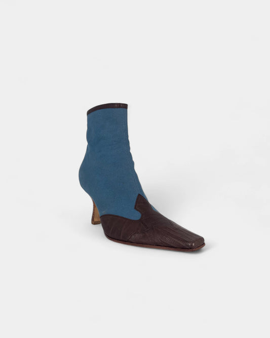 Bottines bleues - 38.5 EU / 7.5 US