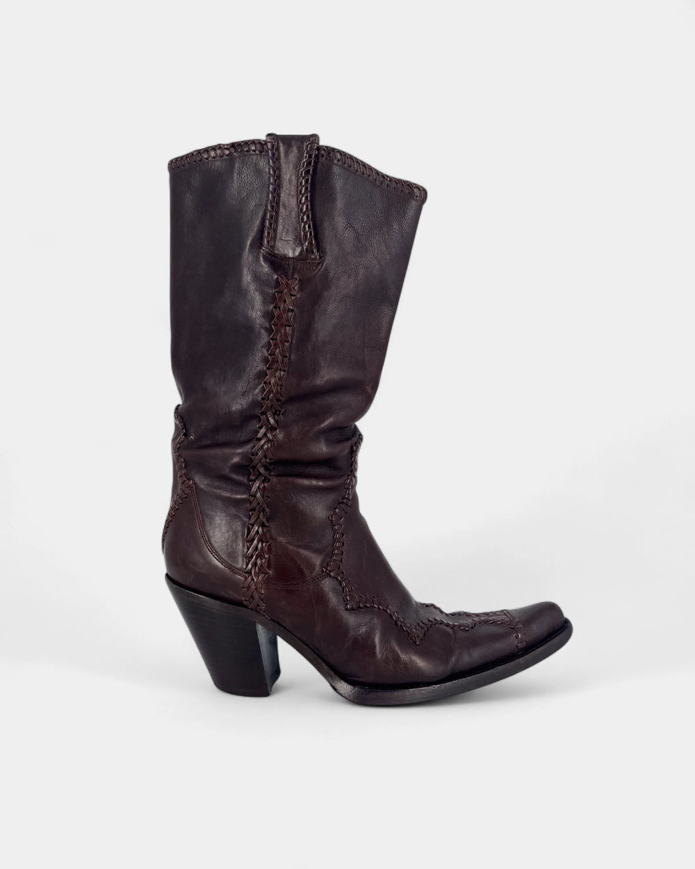 Santiags marrons - 37.5 EU / 7.5 US