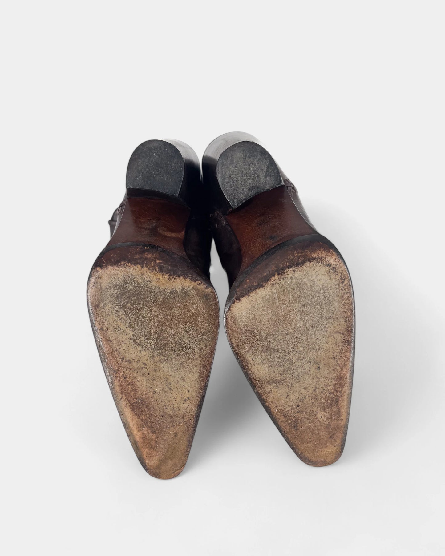 Santiags marrons - 37.5 EU / 7.5 US