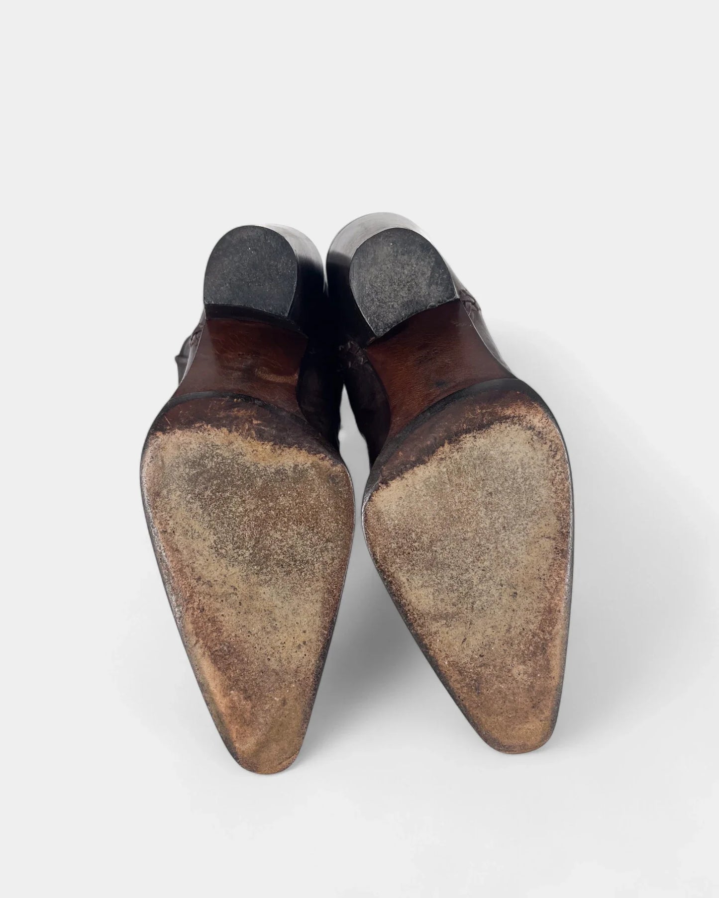 Santiags marrons - 37.5 EU / 7.5 US