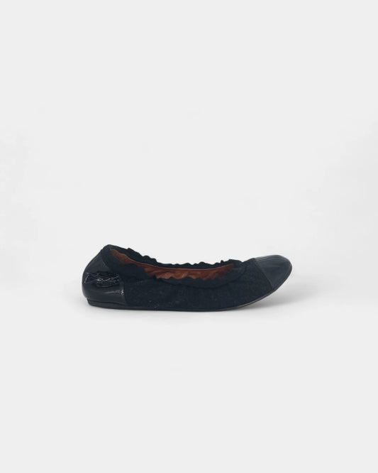 Ballerines noires - 37.5 EU / 6.5 US