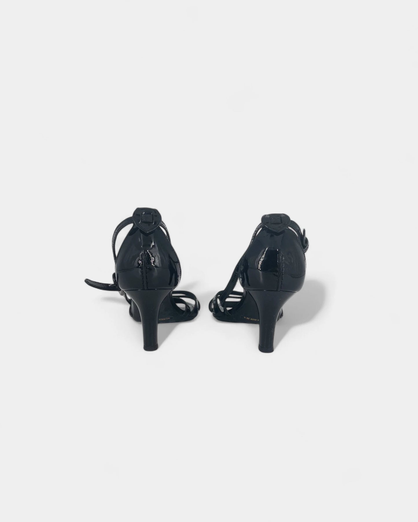 Sandales noires à talons - 36.5 EU / 5.5 US