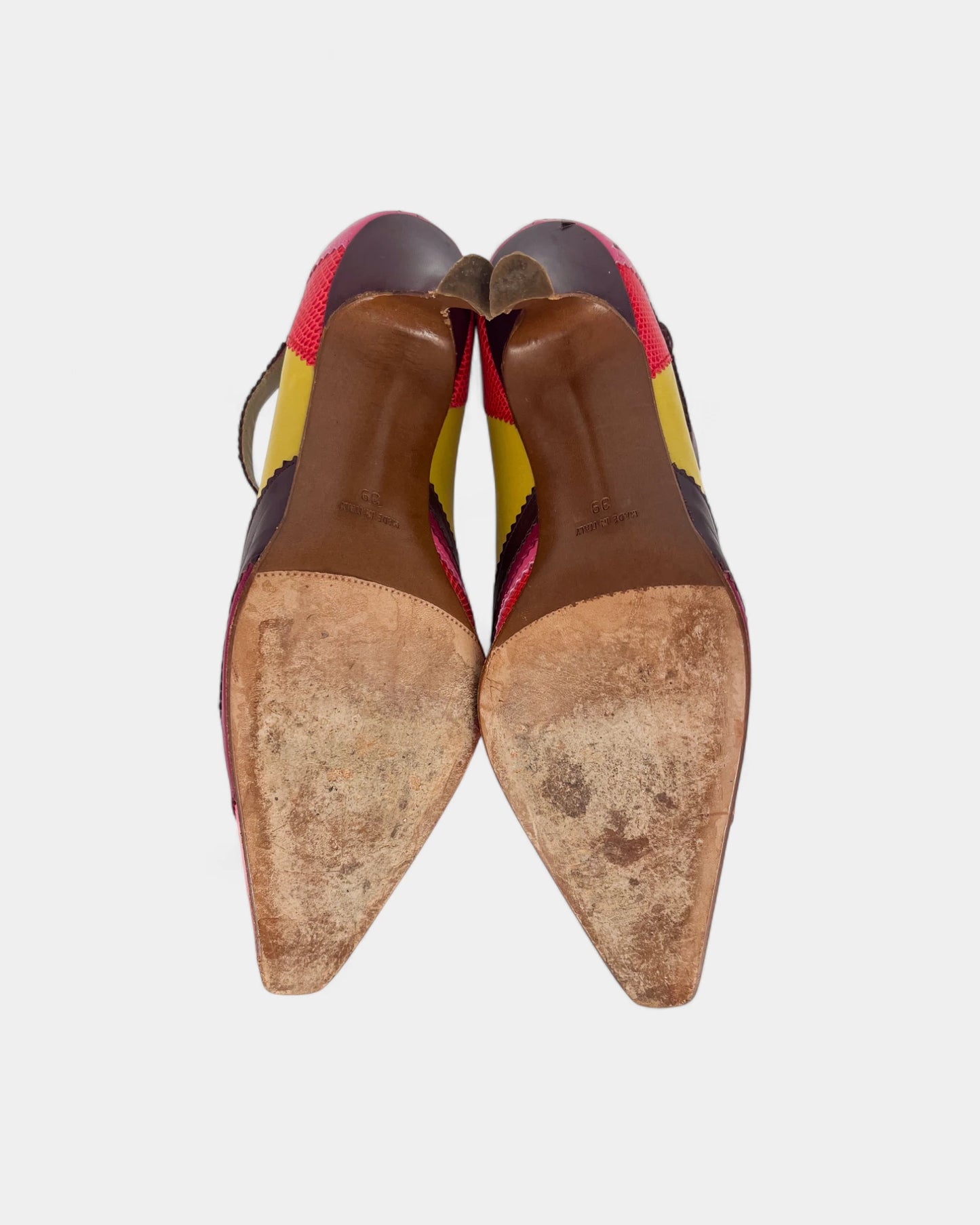 Escarpins multicolores - 39 EU / 8 US