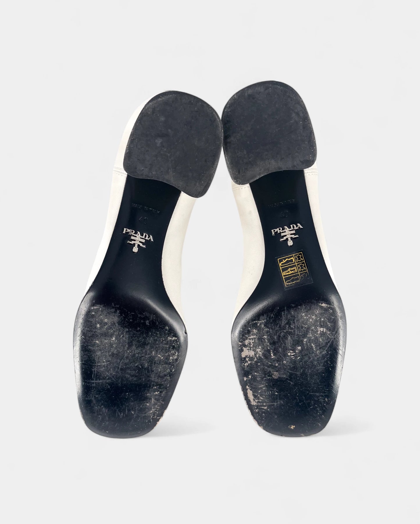 Bottines blanches - 40 EU / 9 US