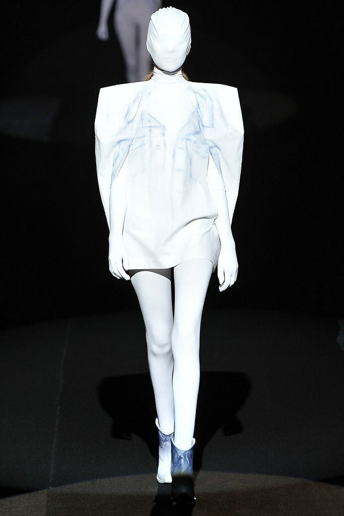 Santiags blanches et violettes - 40 EU / 10 US