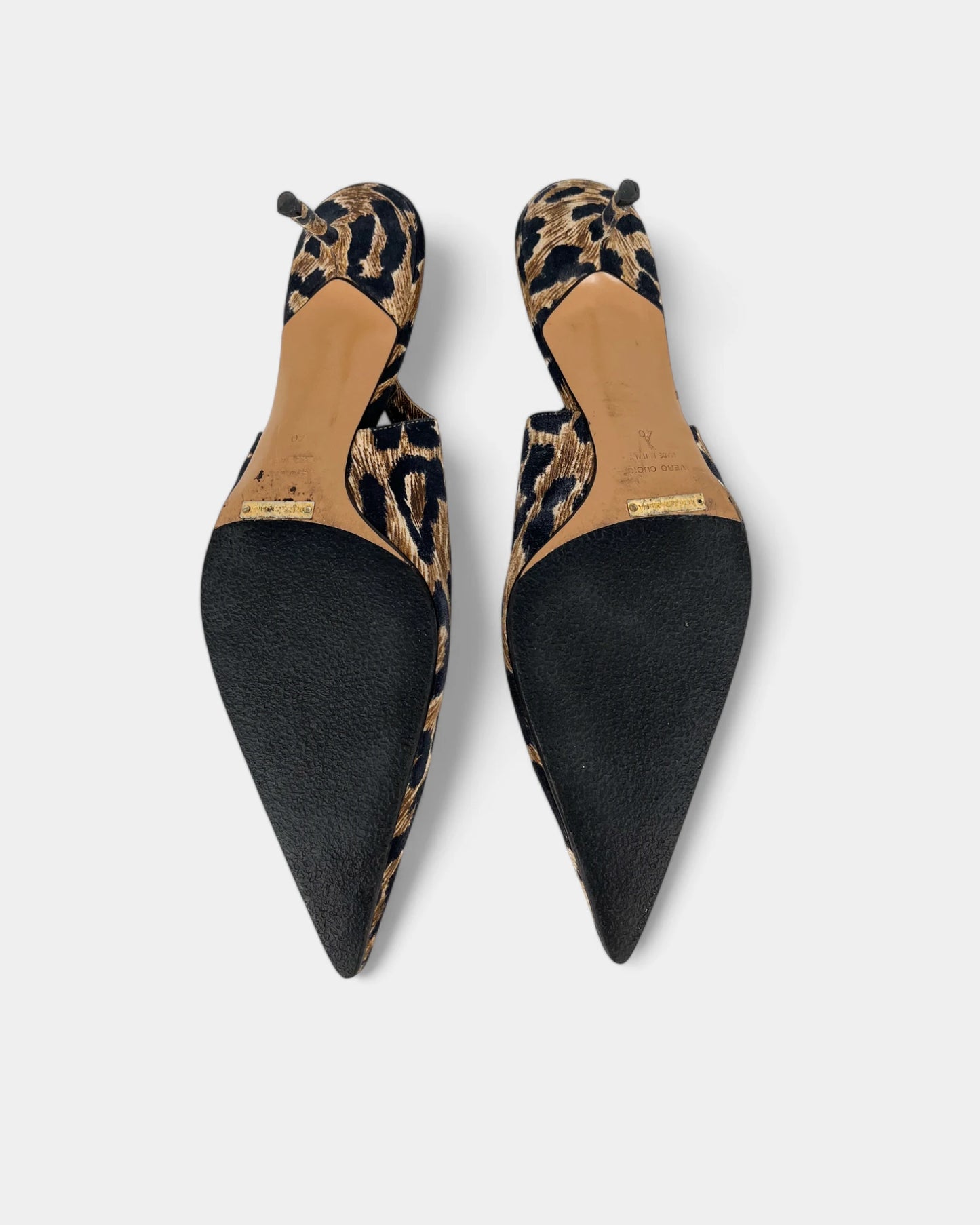 Slingbacks à motif léopard - 40 EU / 9 US