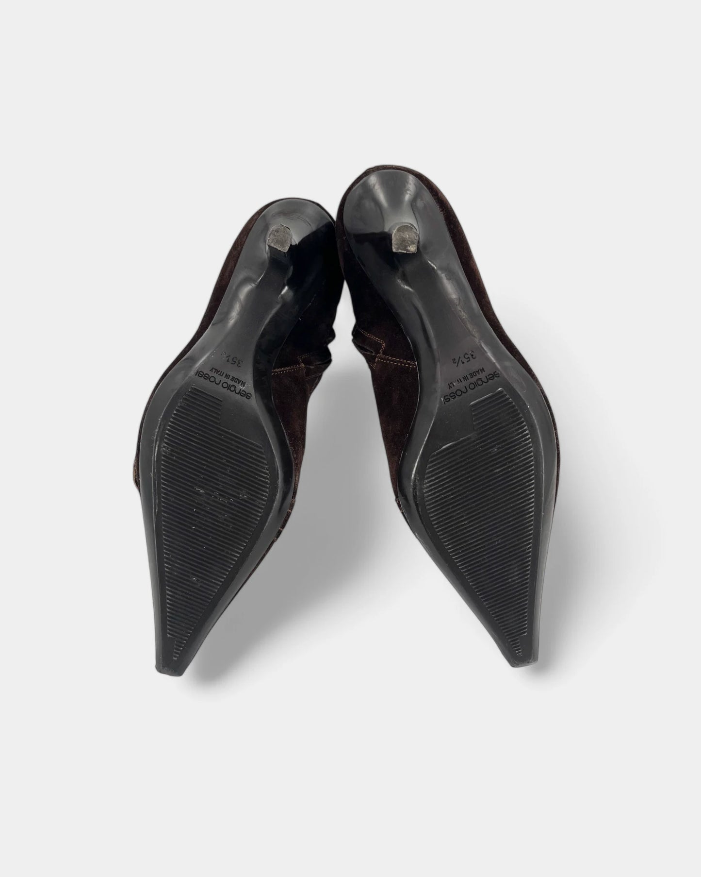 Bottes marrons en daim - 35.5 EU / 4.5 US