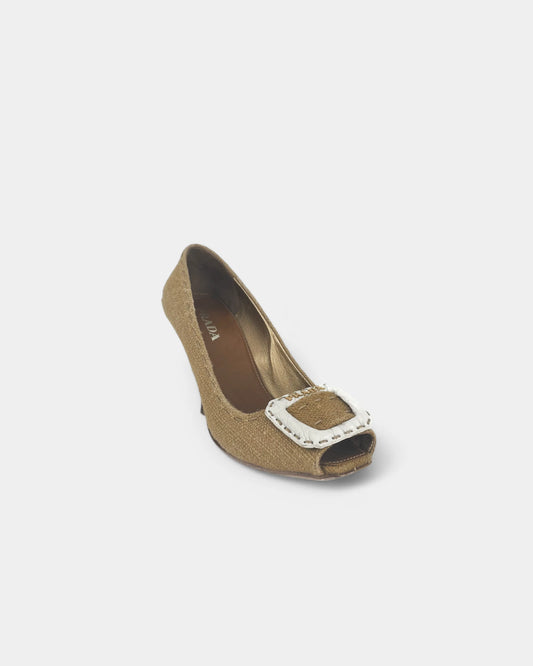 Camel canvas pumps - 36.5 EU / 5.5 US