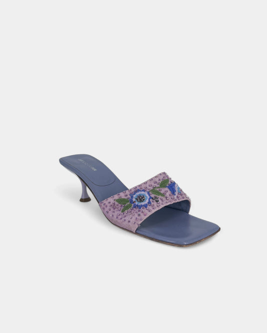 Purple heeled mules - 39 EU / 8 US