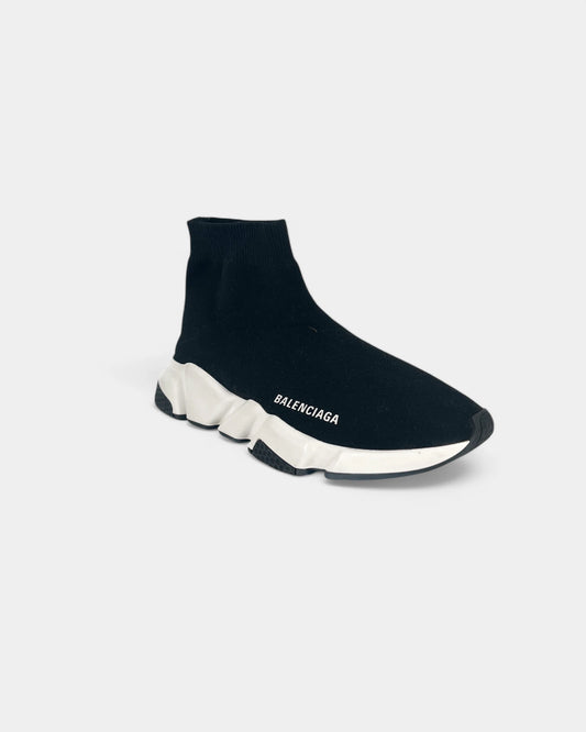 Baskets Speed Trainer noires et blanches - 38 EU / 7 US