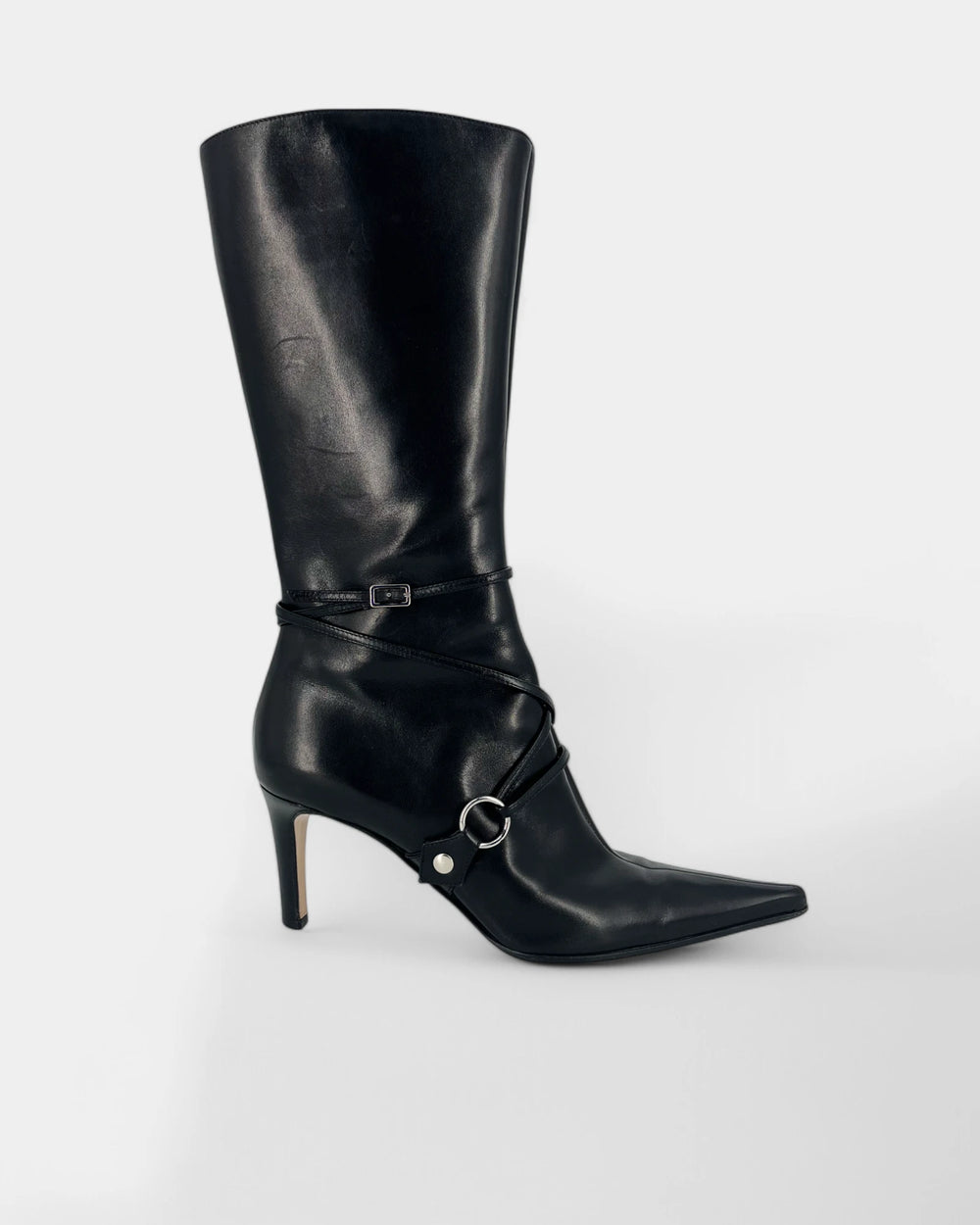 Black pointed toe boots - 36.5 EU / 5.5 US