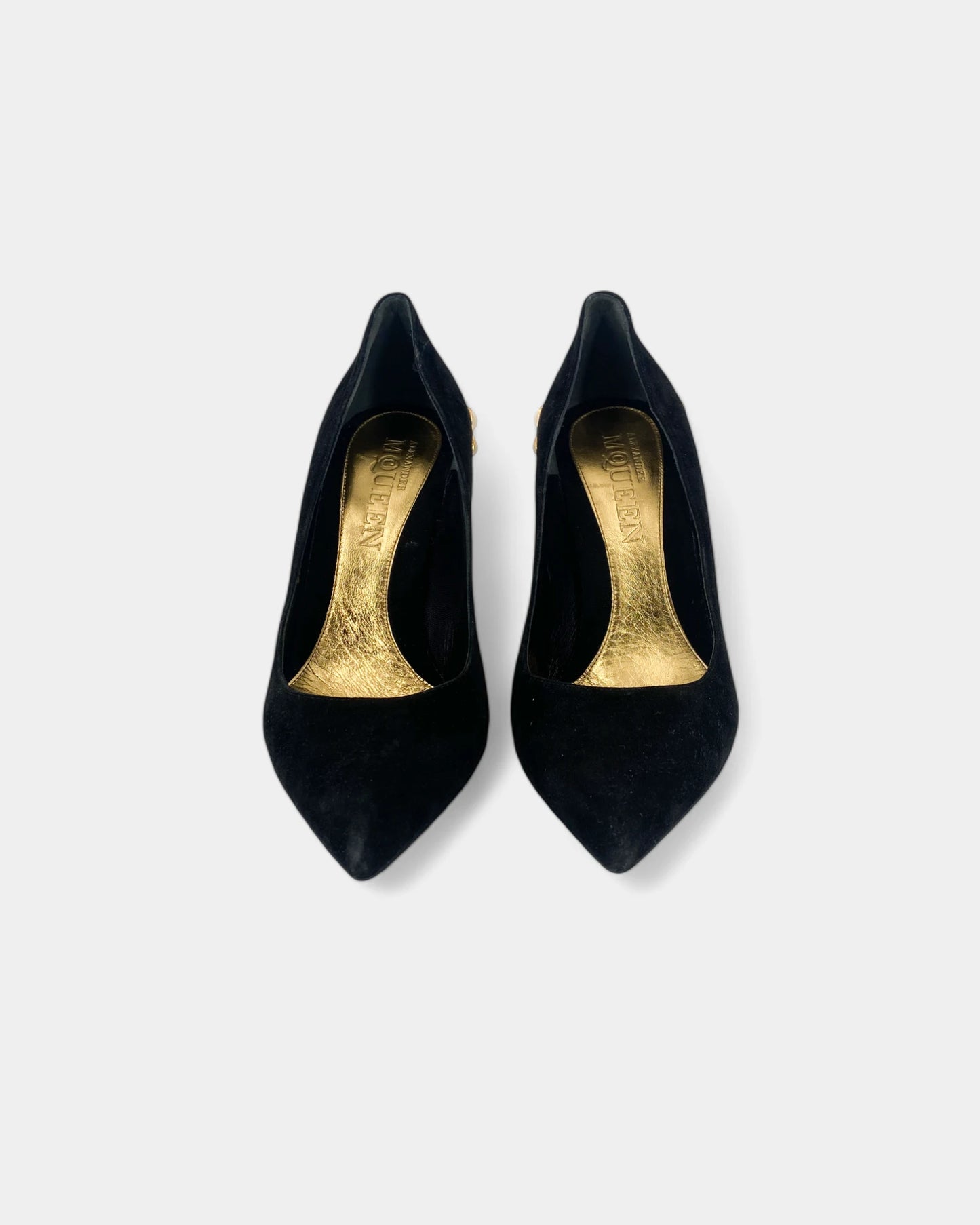 Escarpins noirs et dorés - 39.5 EU / 8.5 US