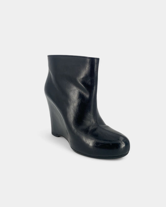 Bottines noires à talons compensés - 38 EU / 7 US