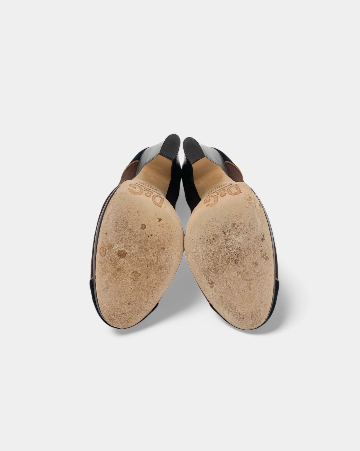 Escarpins en daim marron - 37 EU / 6 US