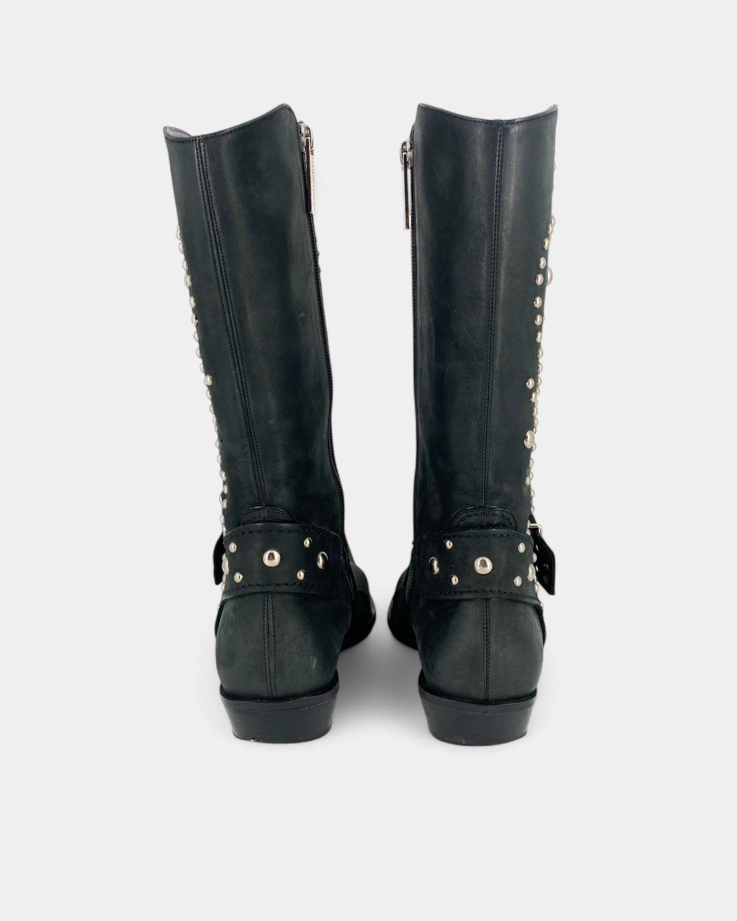 Santiags noires cloutées - 38.5 EU / 8.5 US