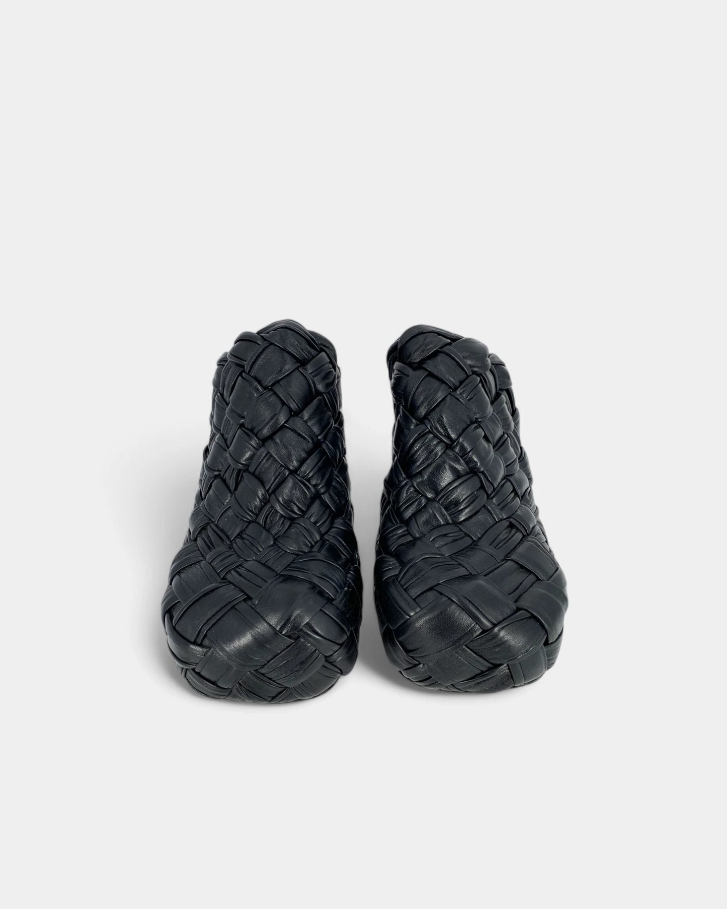 Mules noires à talons - 37.5 EU / 6.5 US