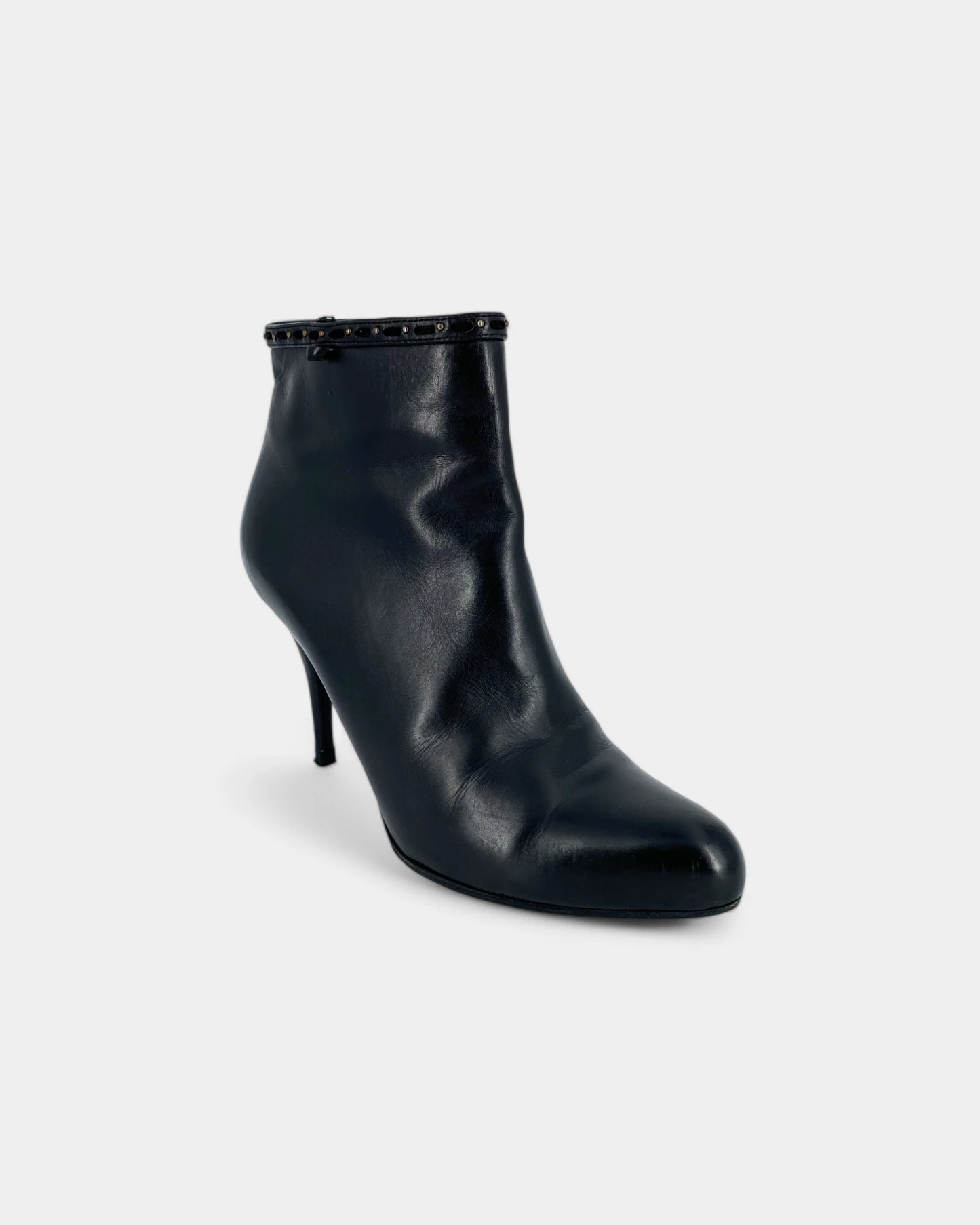 Bottines noires à talons - 38 EU / 7 US