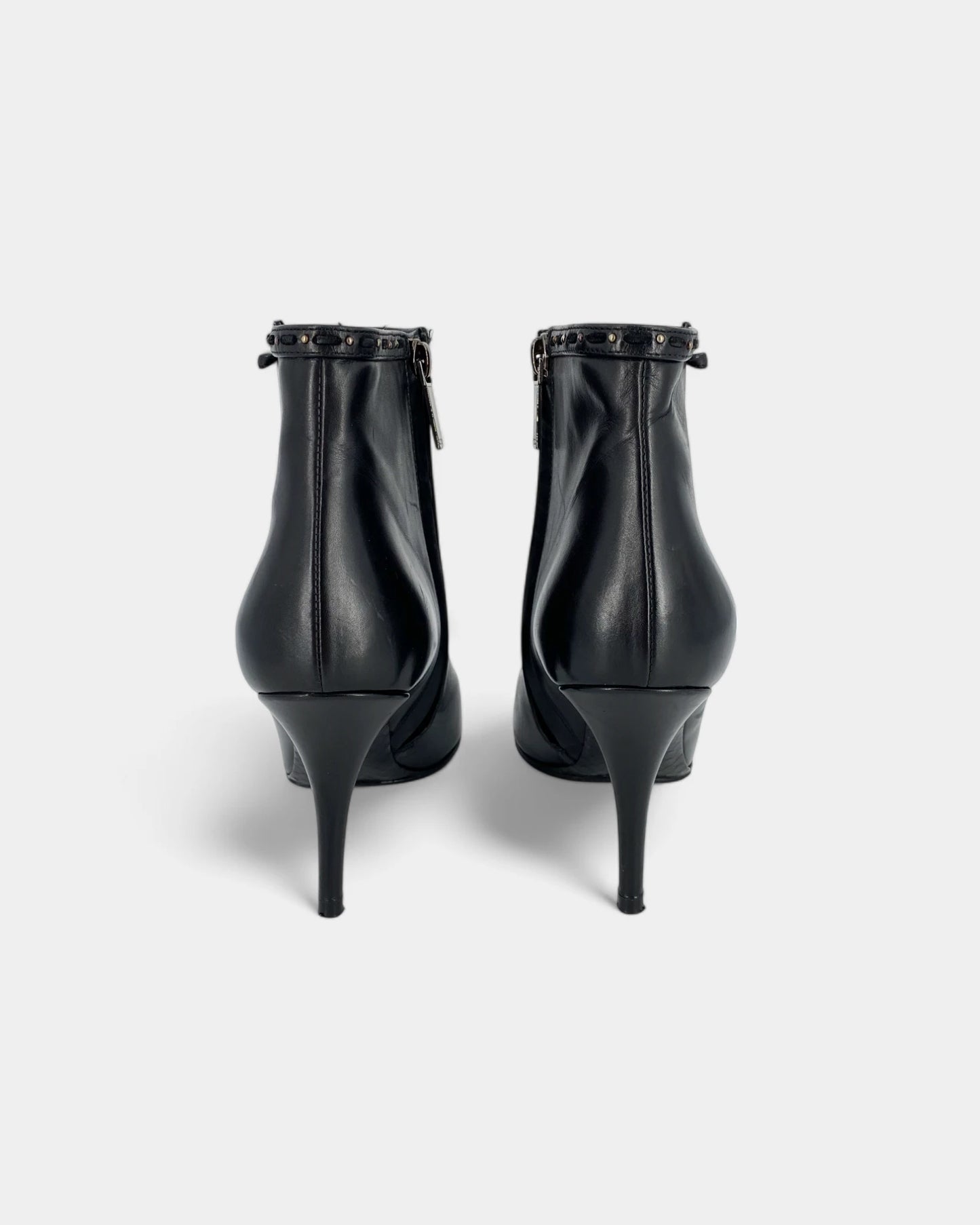 Bottines noires à talons - 38 EU / 7 US