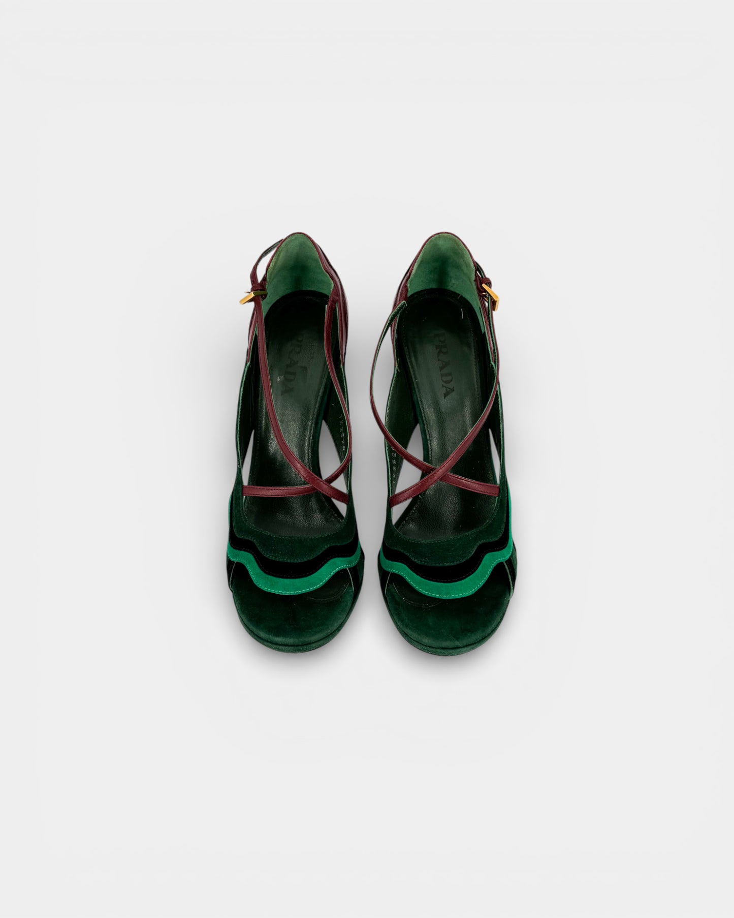 Sandales à talon bicolores collection Fairy