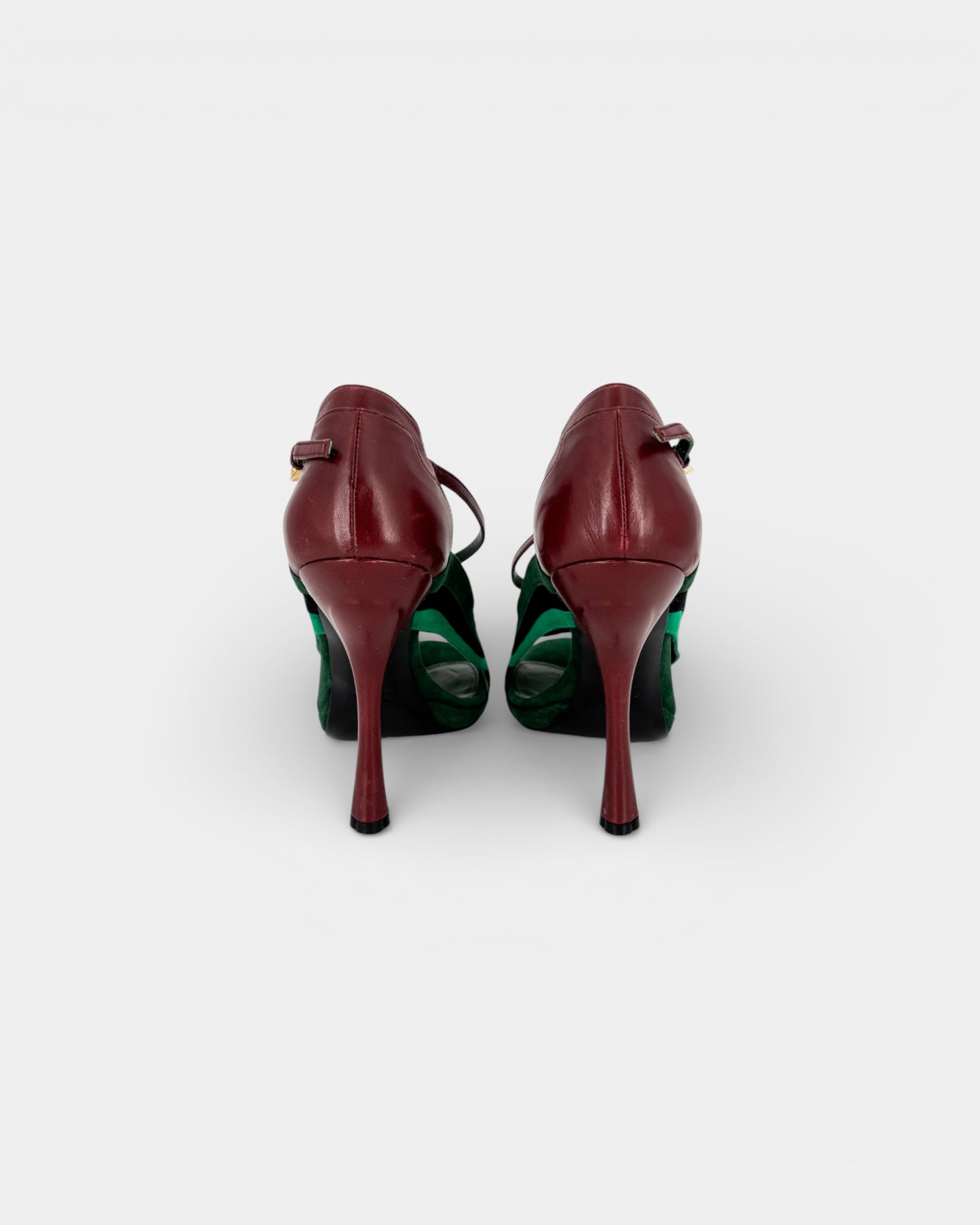 Sandales à talon bicolores collection Fairy