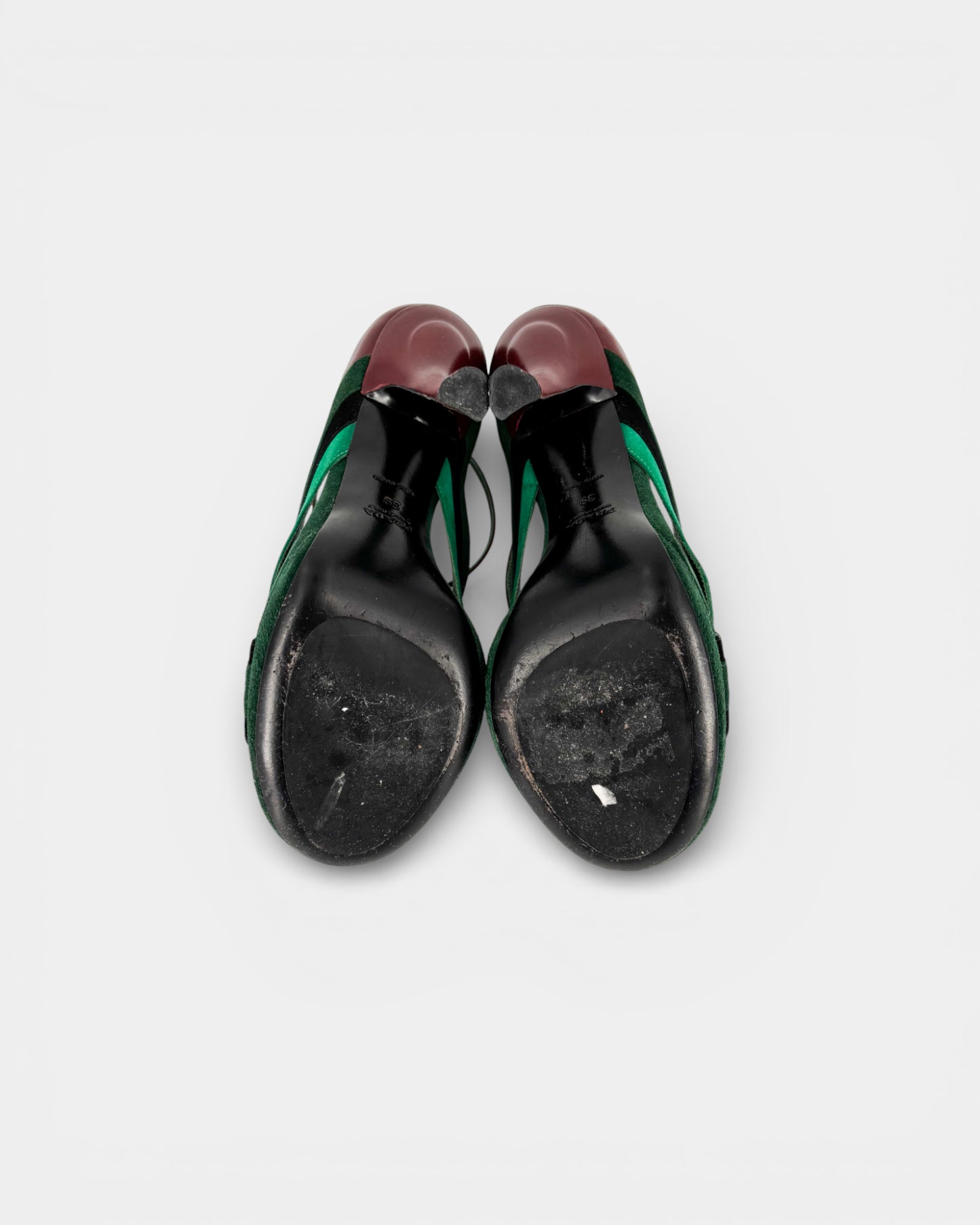 Sandales à talon bicolores collection Fairy