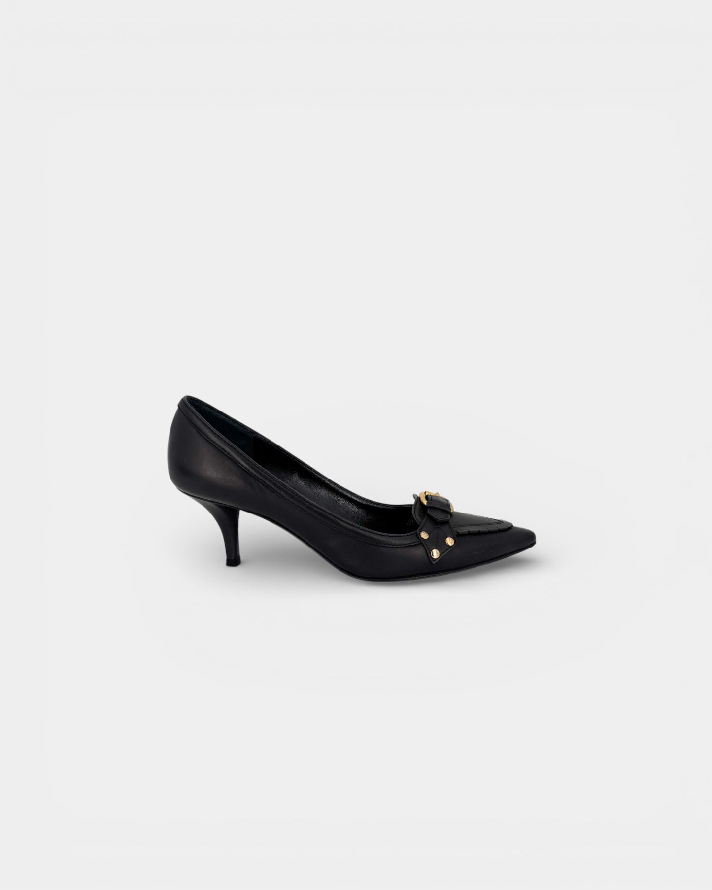 Escarpins en cuir noir
