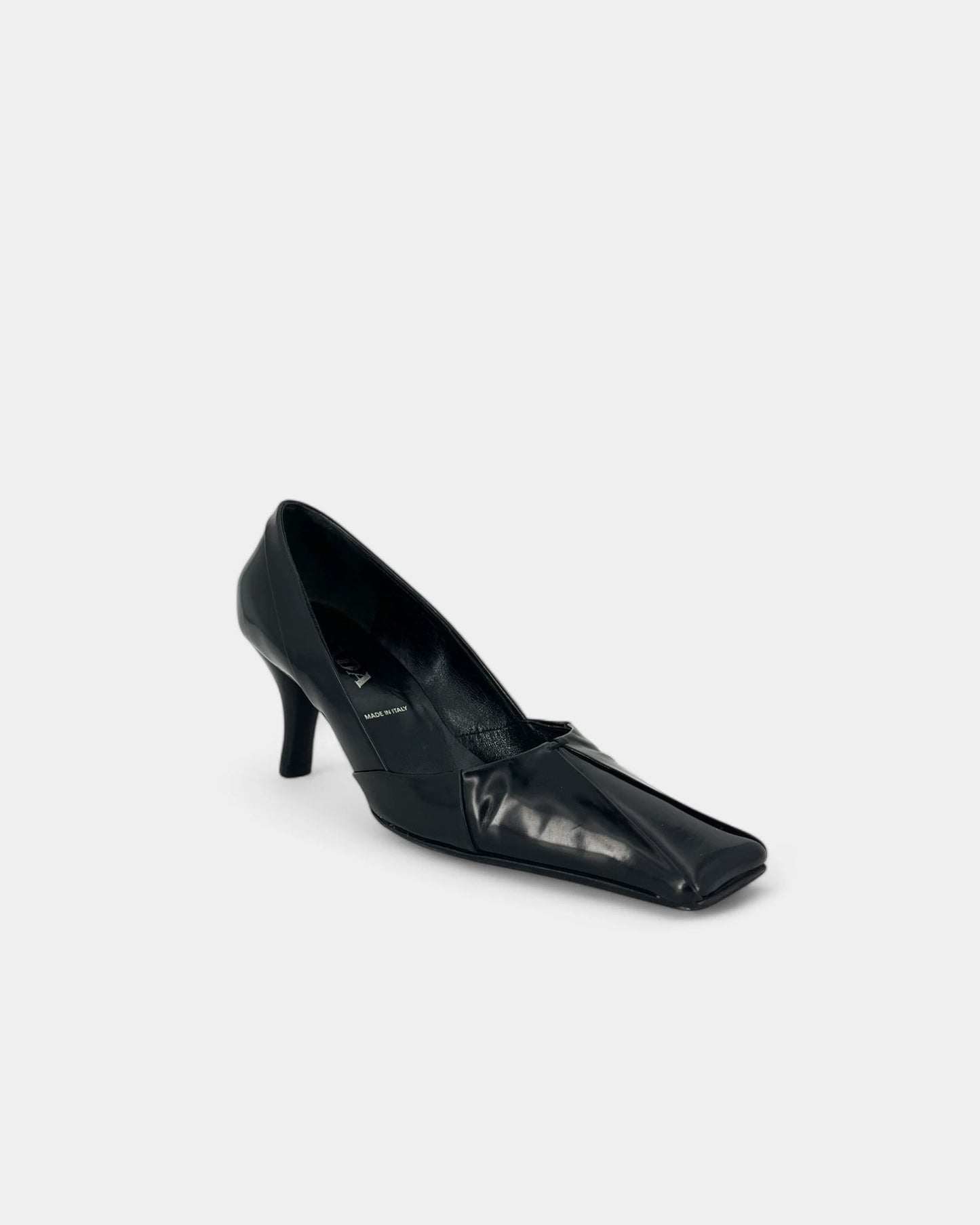 Escarpins noirs à bout carré - 37.5 EU / 6.5 US