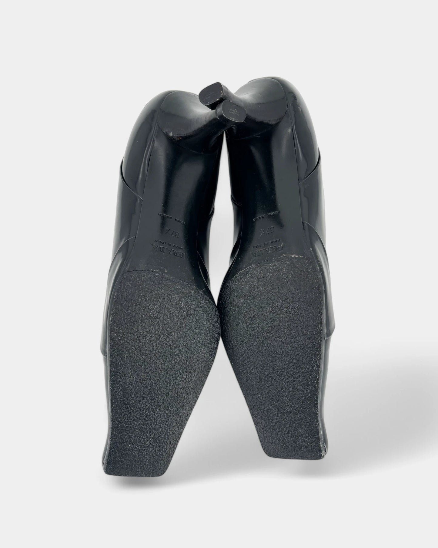 Escarpins noirs à bout carré - 37.5 EU / 6.5 US