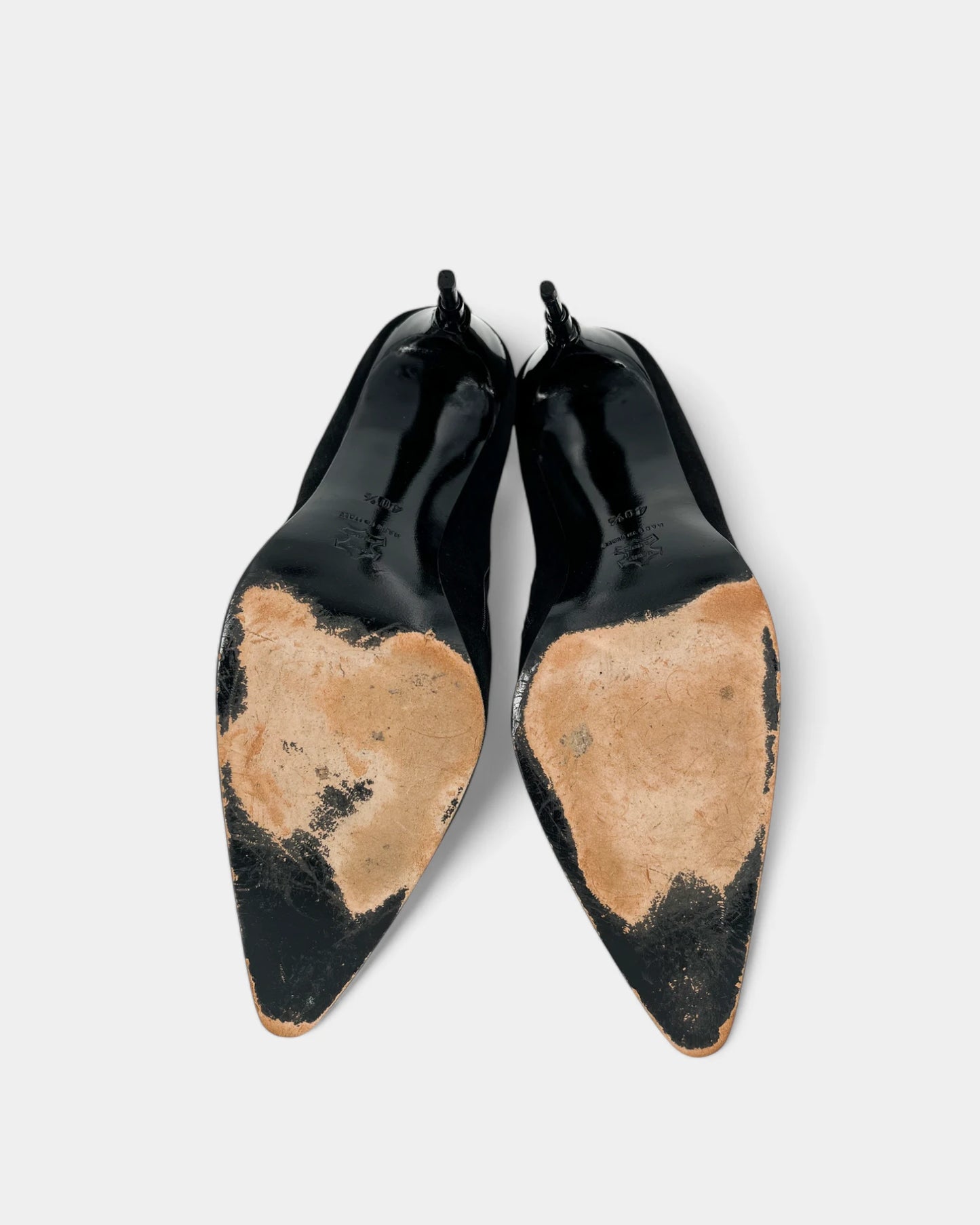 Black suede ankle boots - 40.5 EU / 9.5 US