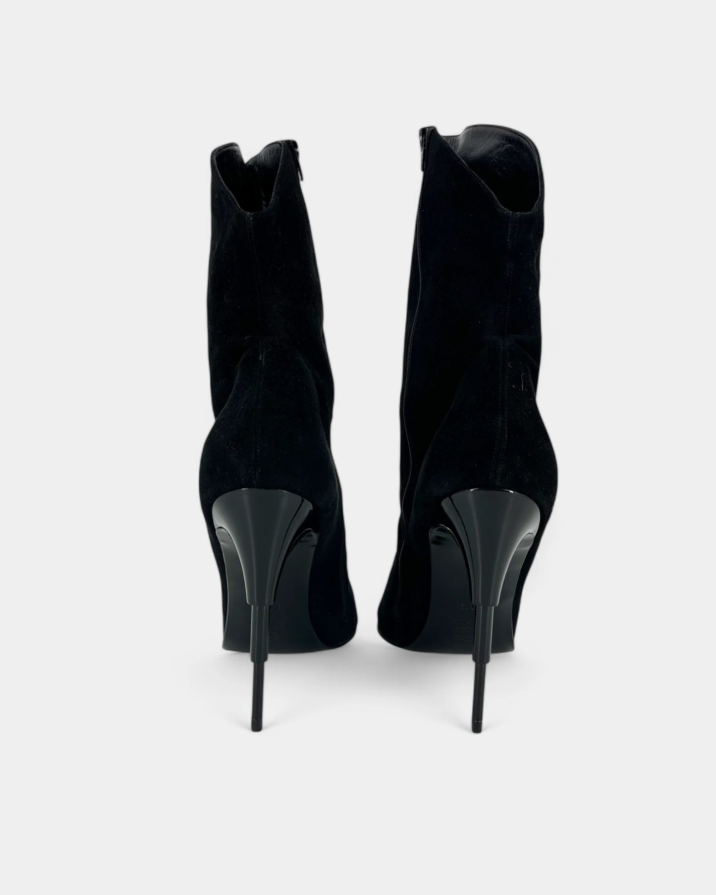 Black suede ankle boots - 40.5 EU / 9.5 US