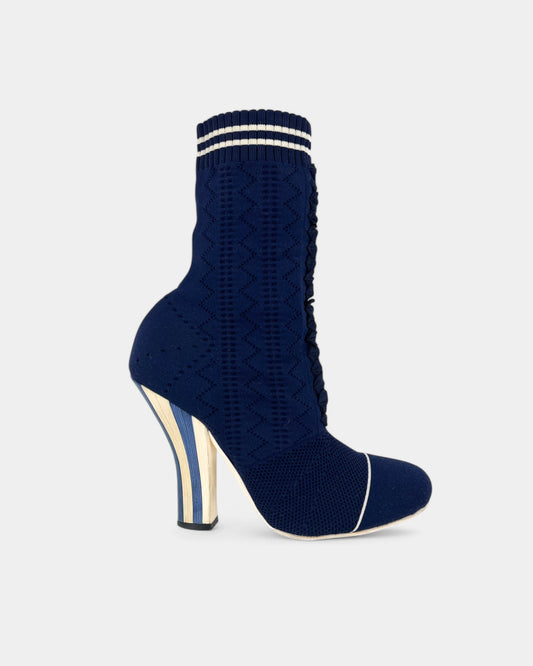 Bottines bleues et blanches - 40 EU / 9 US