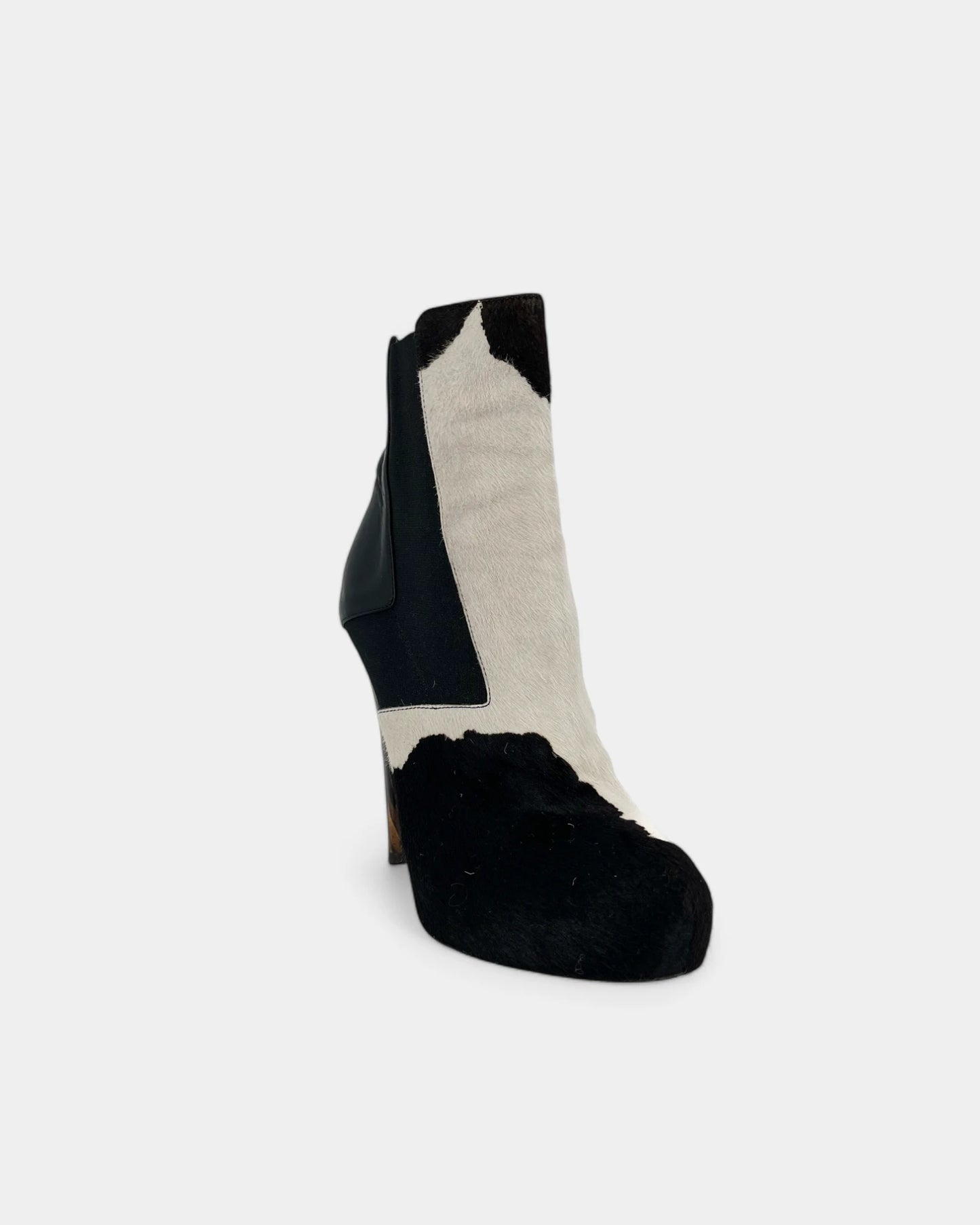 Bottines à motif vache - 38.5 EU / 7.5 US