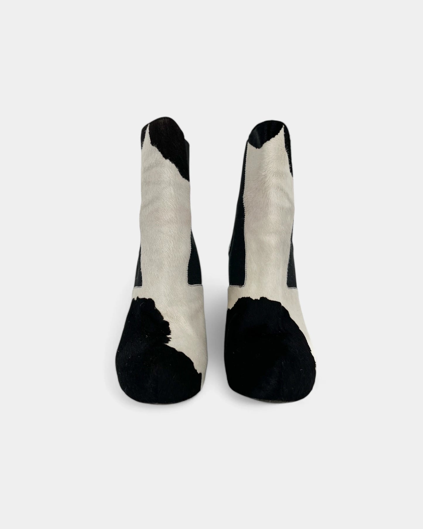 Bottines à motif vache - 38.5 EU / 7.5 US