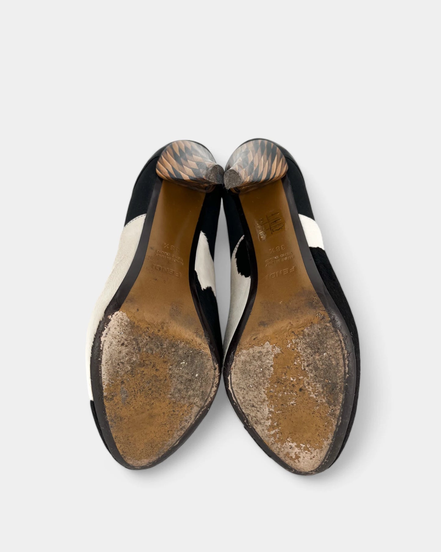 Bottines à motif vache - 38.5 EU / 7.5 US