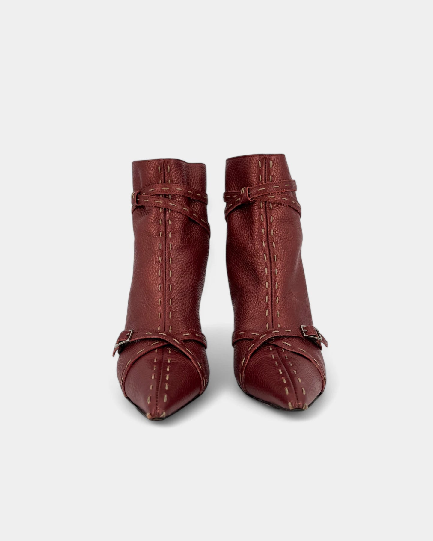 Bottines bordeaux - 36.5 EU / 5.5 US