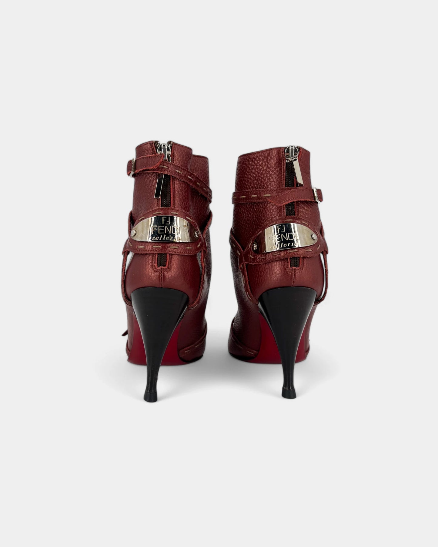 Bottines bordeaux - 36.5 EU / 5.5 US