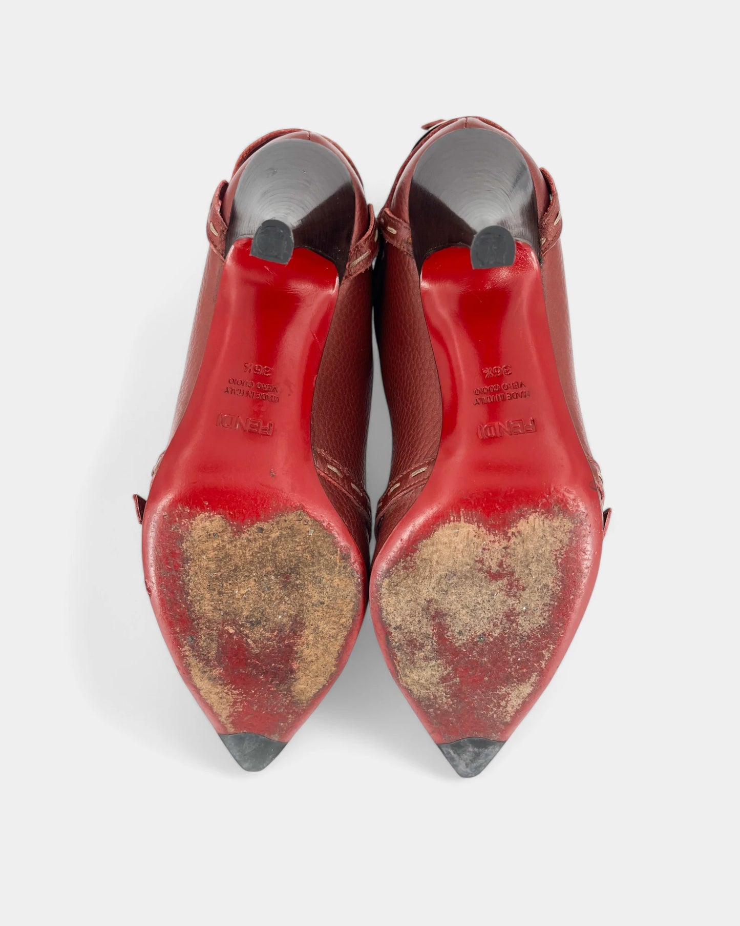 Bottines bordeaux - 36.5 EU / 5.5 US