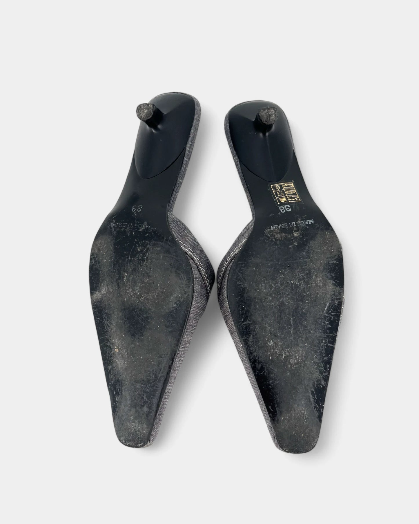 Grey mules - 38 EU / 7 US