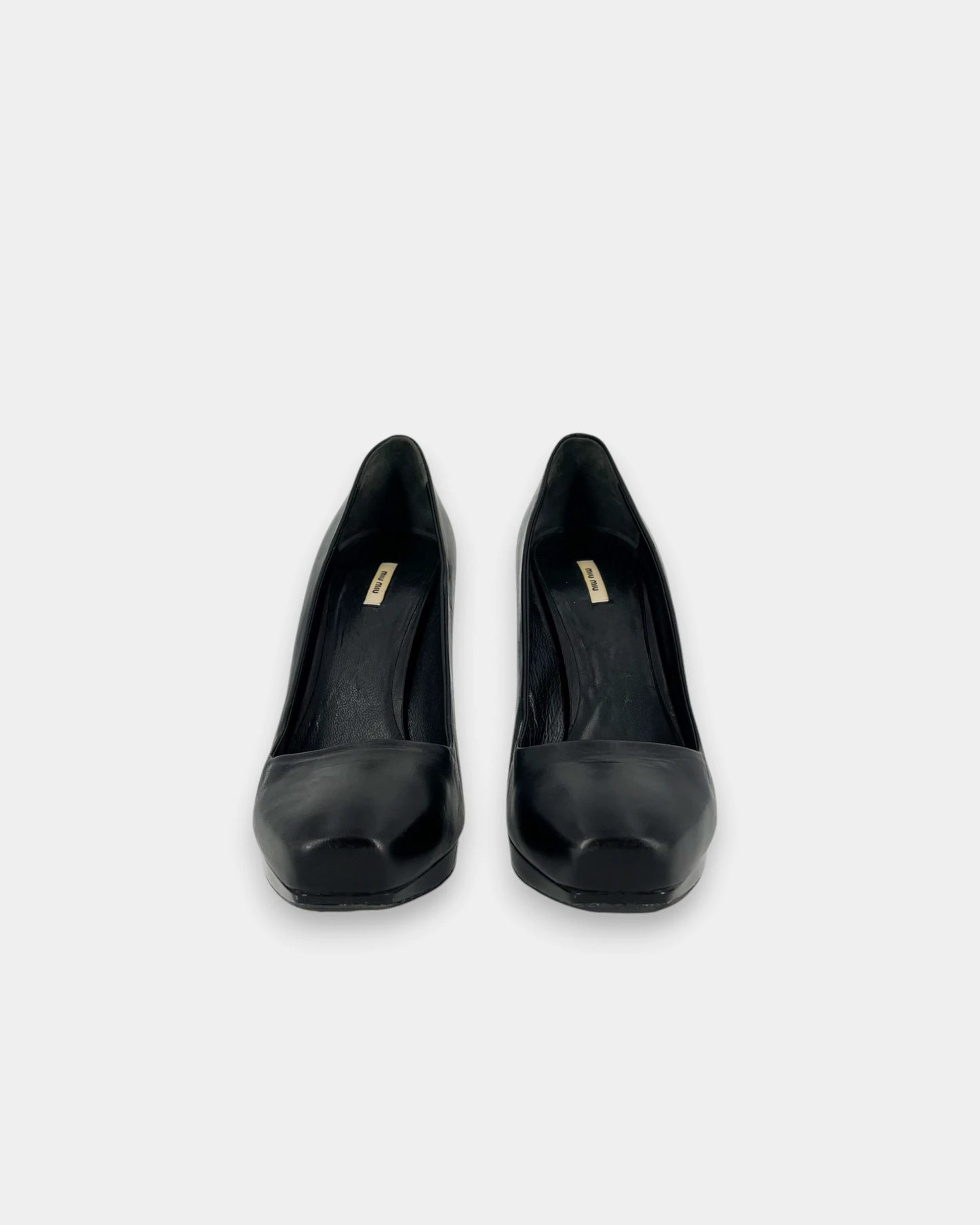 Black platform pumps - 38 EU / 7 US