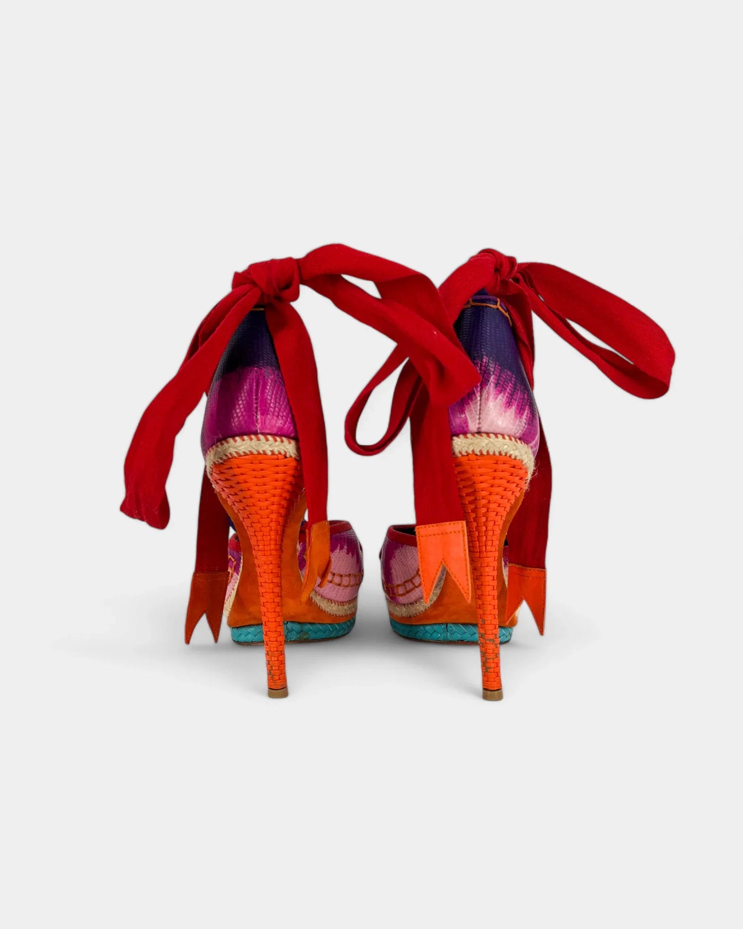 Multicolored platform pumps - 40 EU / 9 US