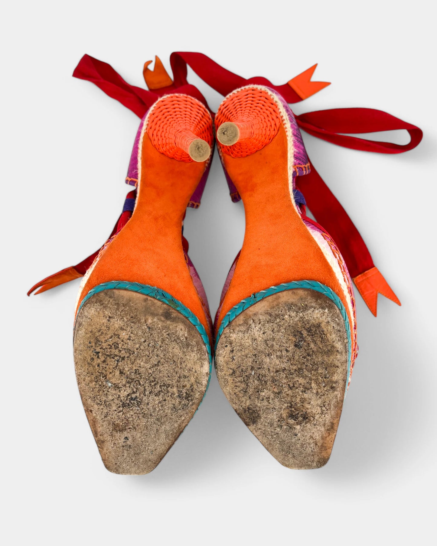 Multicolored platform pumps - 40 EU / 9 US