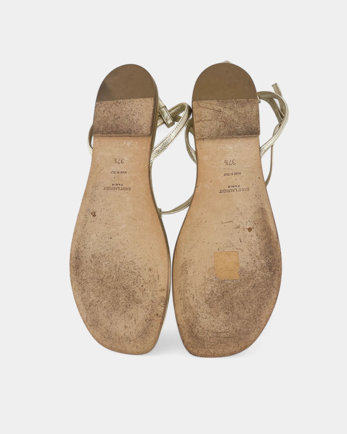 Sandales dorées - 37.5 EU / 6.5 US