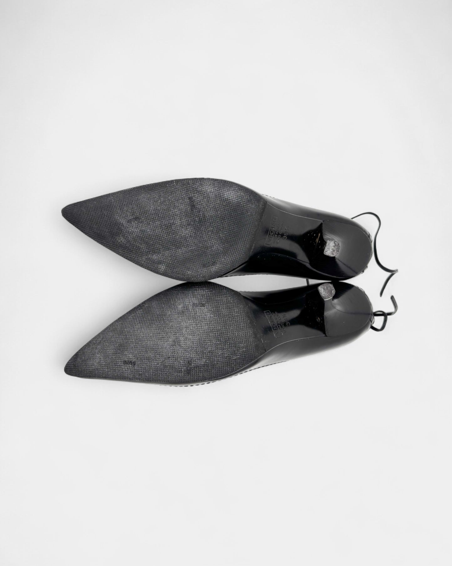 Escarpins noirs lacets